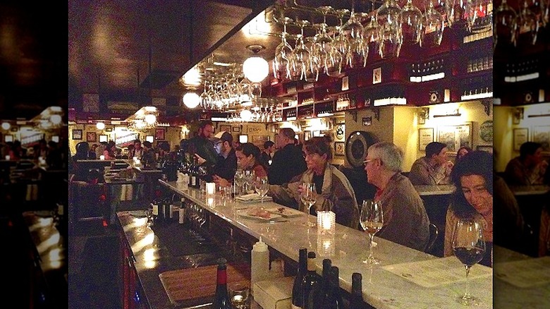 patrons at Vanguard Wine Bar