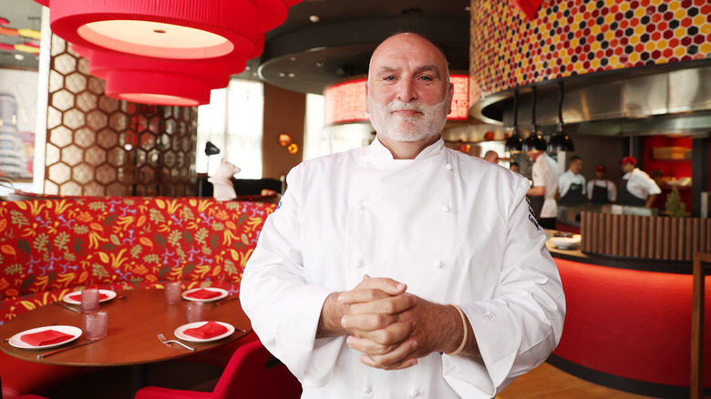 chef José Andrés in restaurant