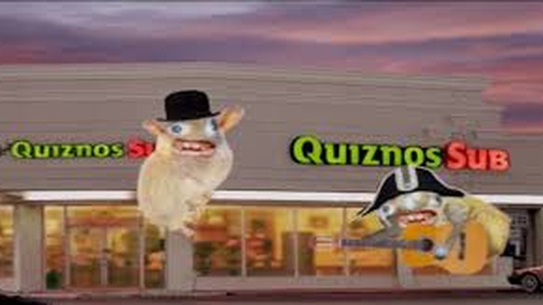 Quizno's Subs spongmonkeys commercial