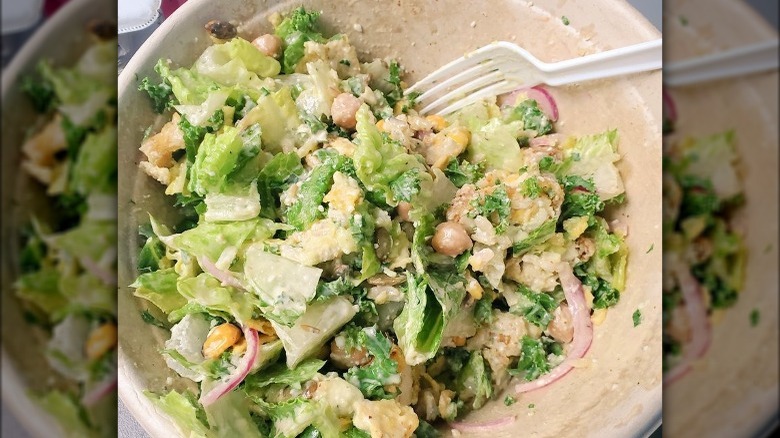 Just Salad Caesar salad