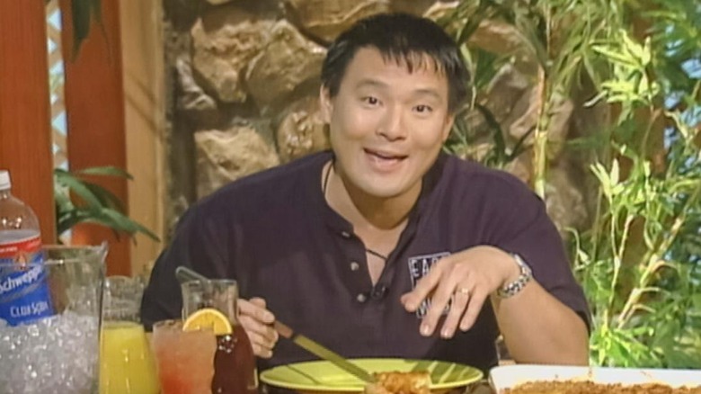 Ming Tsai on set