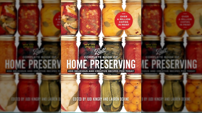 Ball Complete Book of Home Preserving cookbook cover.