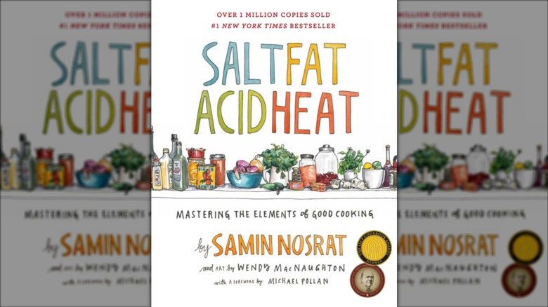 Salt, Fat, Acid, Heat cookbook cover.