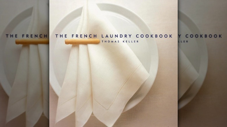 Mirrored image of the French Laundry Cookbook cover