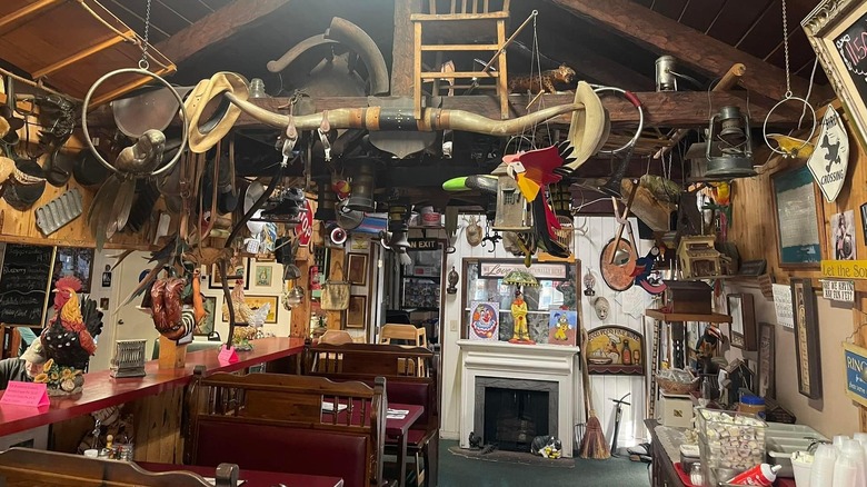 Cricket Country Kitchen interior with eclectic decoration