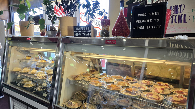 Booths inside Silver Skillet Family Diner