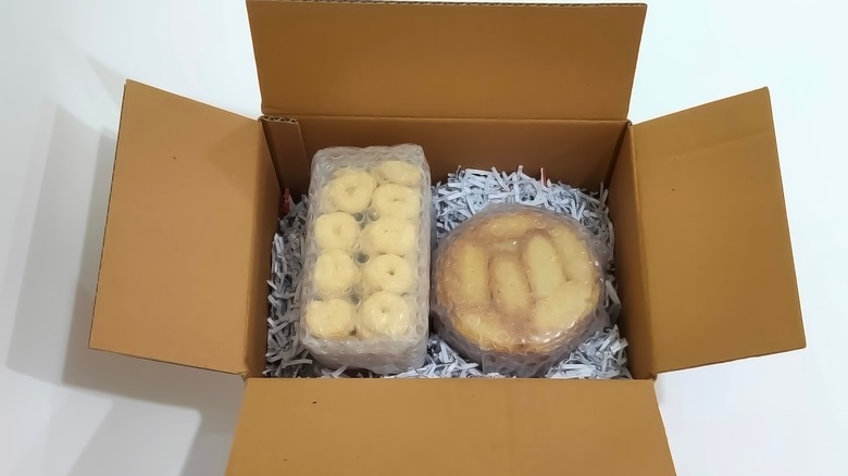 Cookies in box ready for shipping