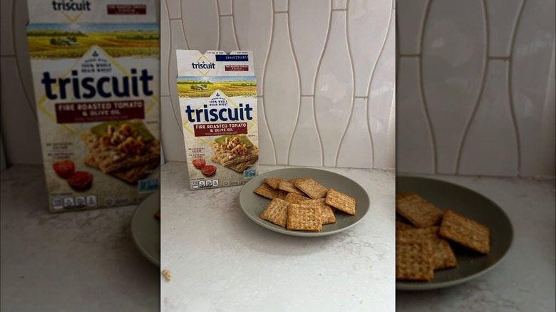 Triscuit's Fire Roasted Tomato & Olive Oil