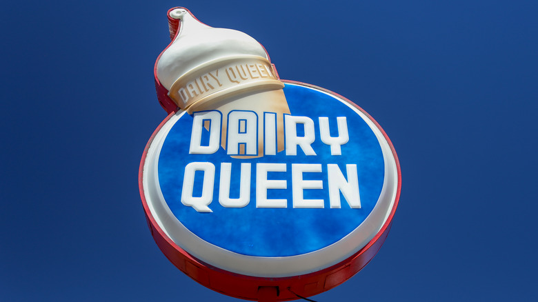 Dairy Queen ice cream sign