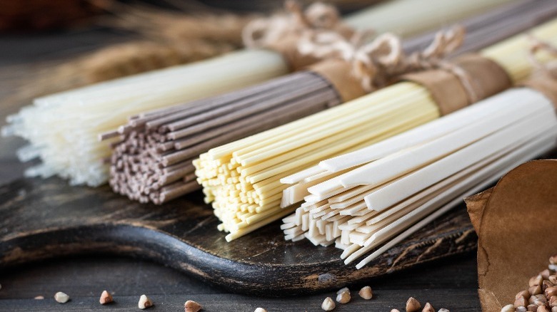 Dry noodles on board