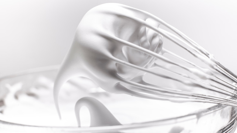 Whisk and stiff peaks