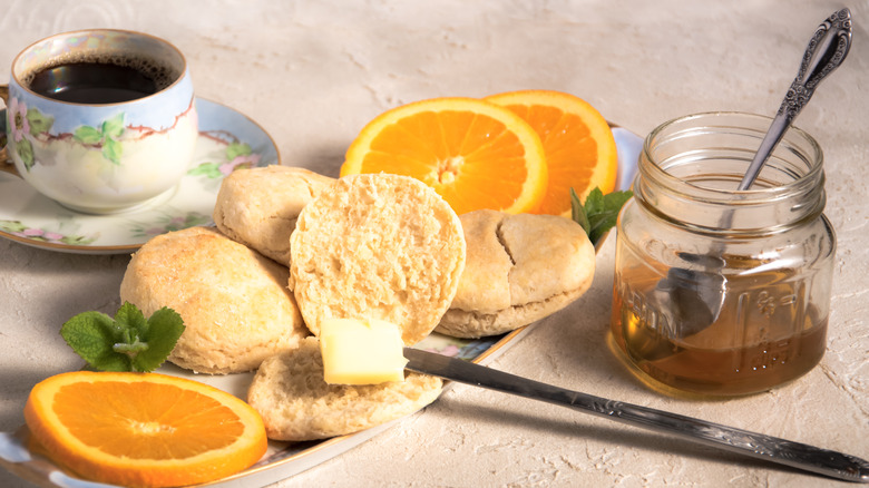 Buiscuits, coffee, and tupelo honey