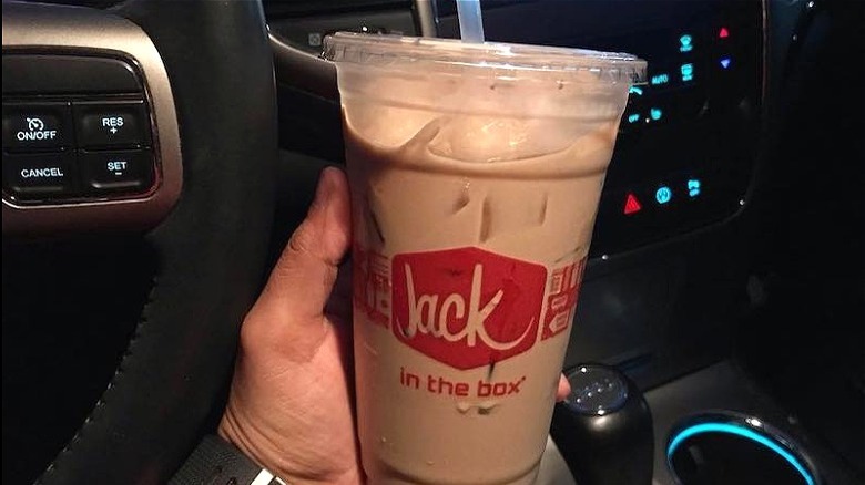 Jack in the Box iced coffee