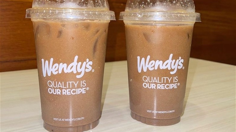 two Wendy's Frosty-cinnos