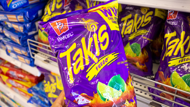 A bag of Takis