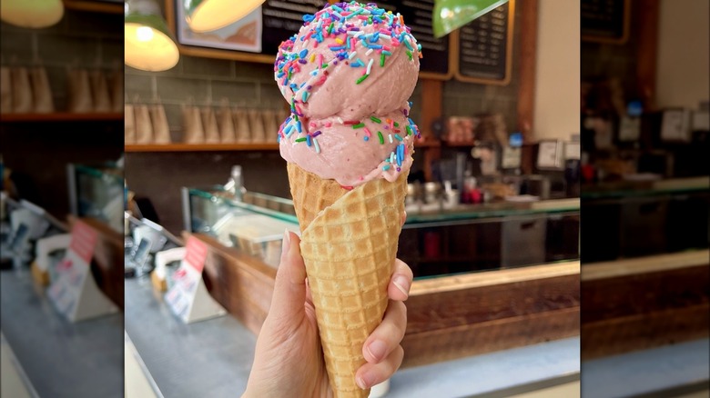 Salt & Straw ice cream cone