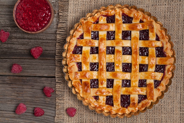 Raspberry Pie With Shortening Crust