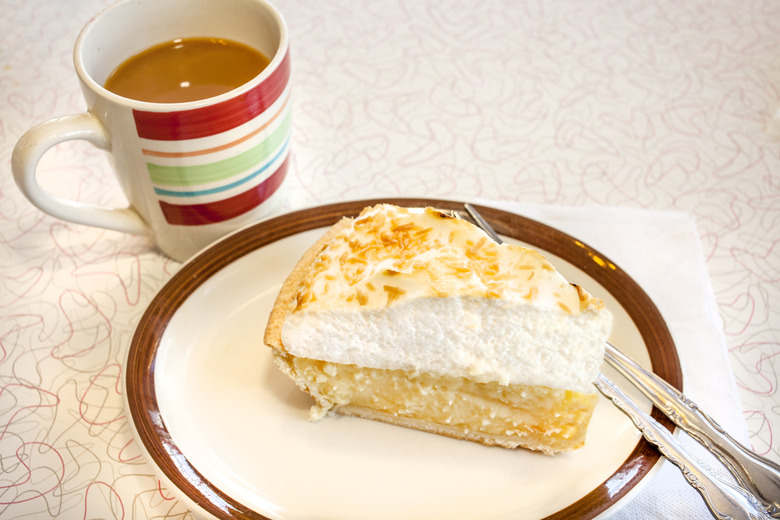 Coconut Cream Pie With Coconut Meringue