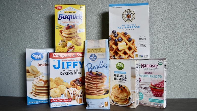 Assorted all-purpose baking mixes