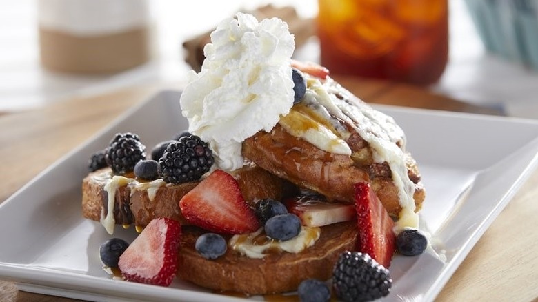 Cinnamon French Toast with fruit