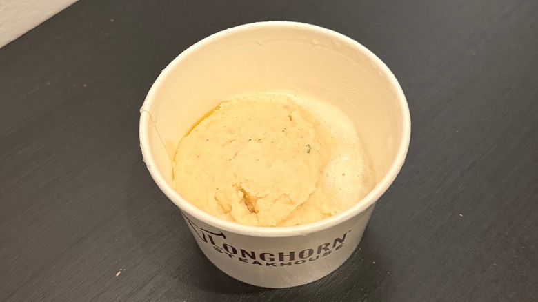 Longhorn Steakhouse's mashed potatoes