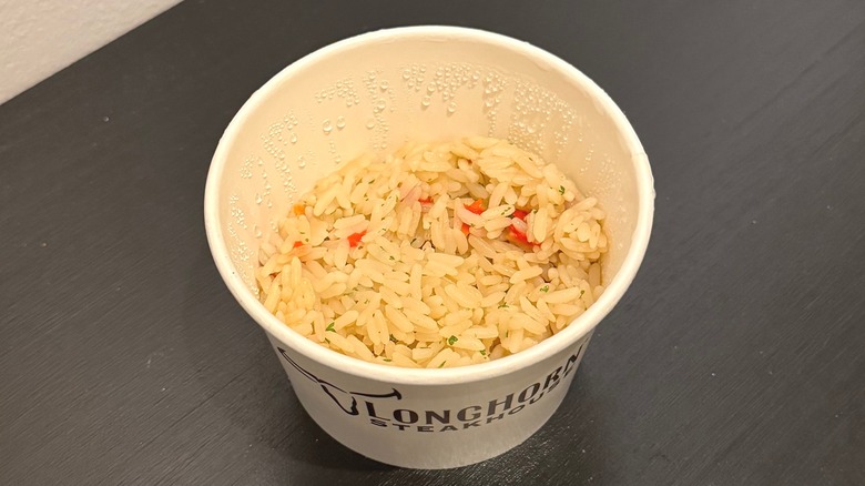 Longhorn Steakhouse's seasoned rice pilaf