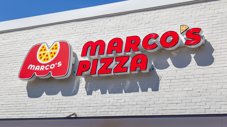 A Marco's Pizza building