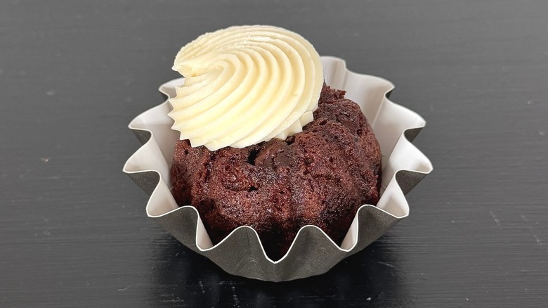 Chocolate chocolate chip bundtini