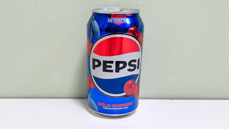 A can of Pepsi Wild Cherry