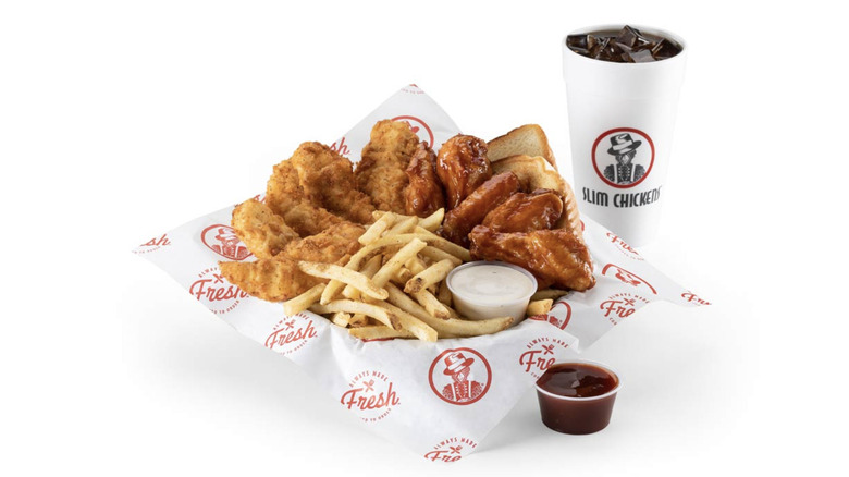 Slim Chickens chicken basket