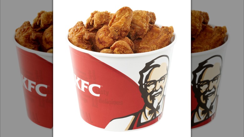 KFC bucket of chicken
