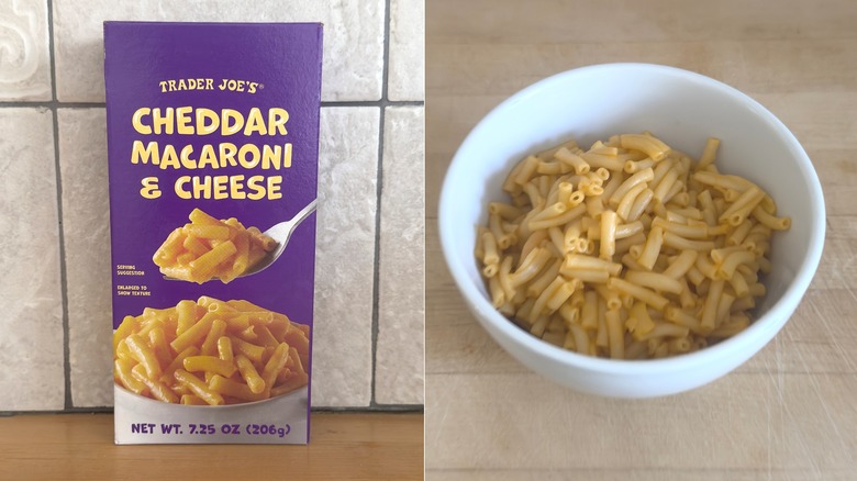 Box Cheddar Macaroni & Cheese from Trader Joe's