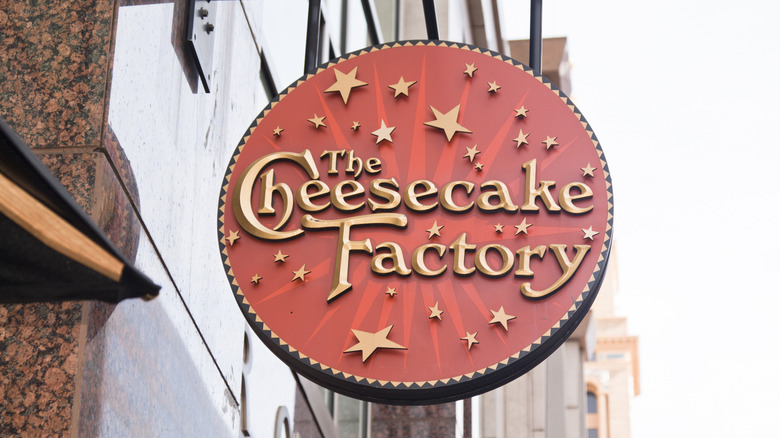 Cheesecake Factory sign