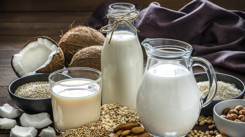 Milk, oats, coconuts, and other high-calcium foods