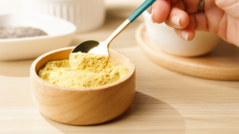 bowl of nutritional yeast