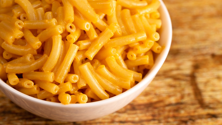 Bowl of mac and cheese