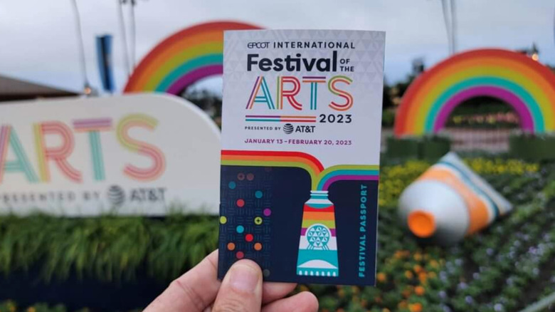 Epcot Festival of the Arts brochure 