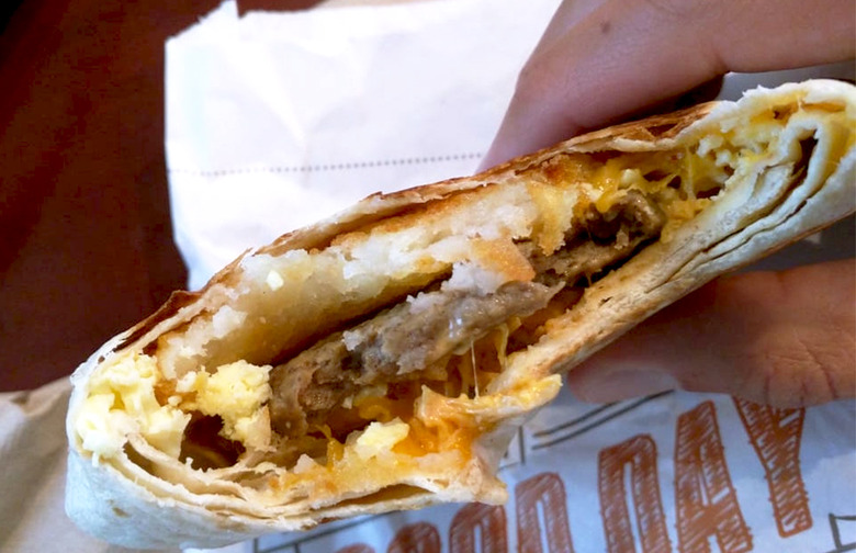 Taco Bell: Breakfast Crunch Wrap, Sausage