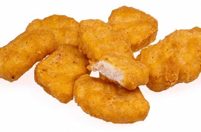 The Unhealthiest Fast Food Chain Chicken Nuggets