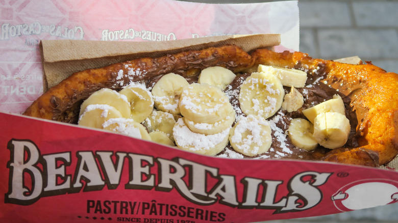 A beavertail in a red package