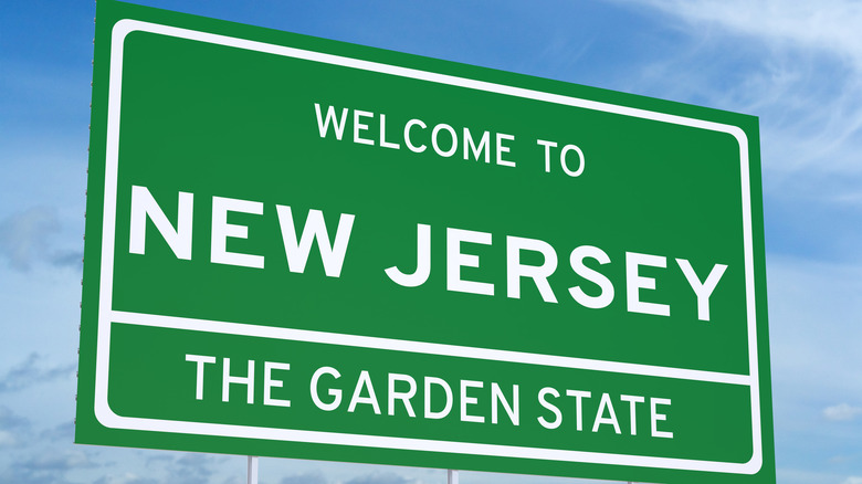 Welcome to New Jersey highway sign