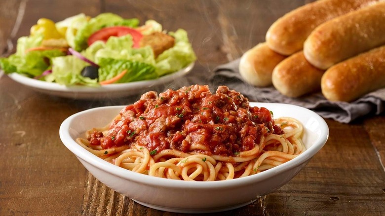 Olive Garden spaghetti