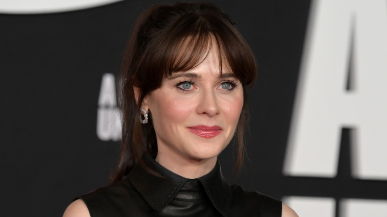 Closeup of Zooey Deschanel