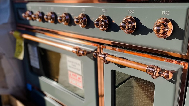 Closeup of an ILVE oven