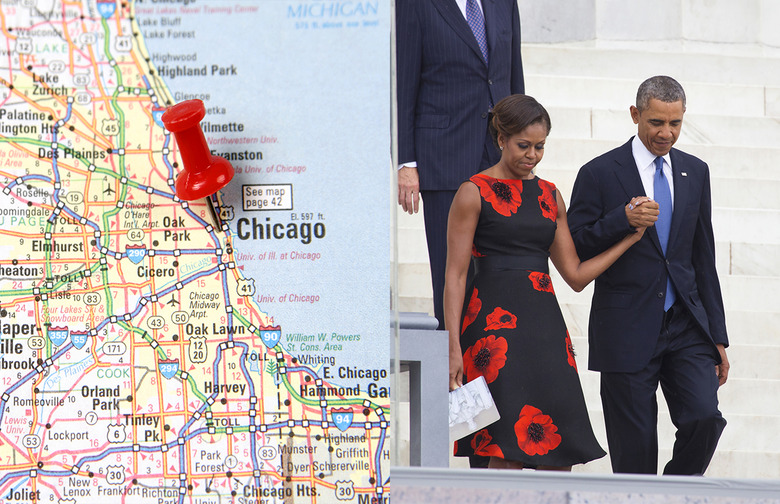 Illinois: First Kiss Spot of the Obamas, Chicago