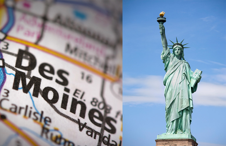 Iowa: Mini Statue of Liberty, Des Moines