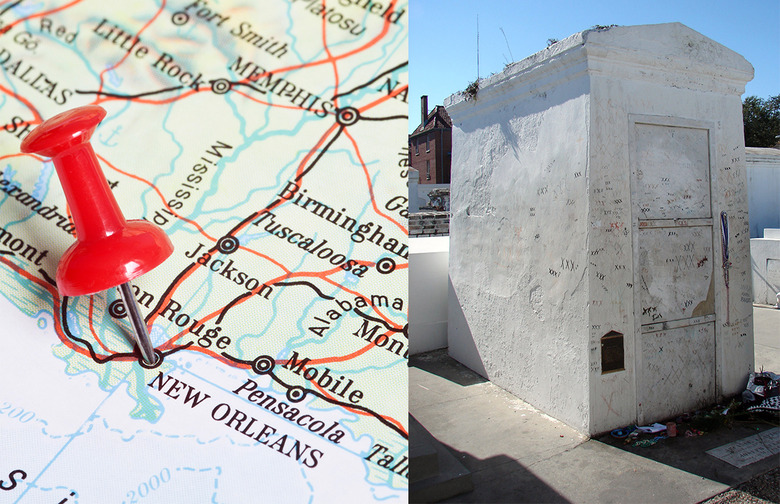 Louisiana: Grave of Marie Laveau, the Voodoo Queen, New Orleans