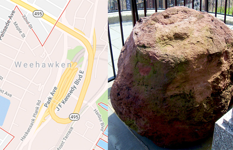 New Jersey: Death Rock of Alexander Hamilton, Weehawken