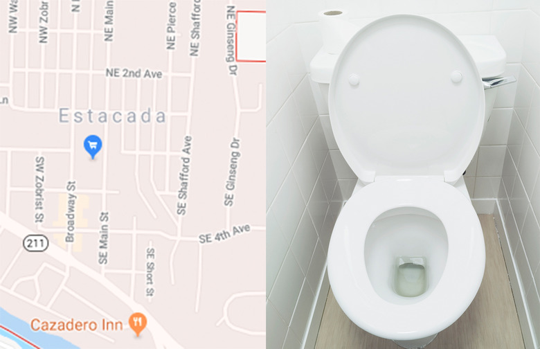 Oregon: The Dave Vail Memorial Toilet, Estacada