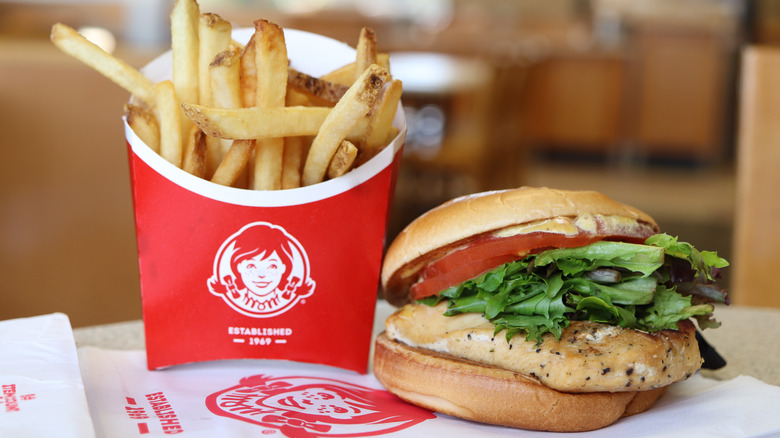 wendy's grilled rooster sandwich and fries  Wretched Man&#8217;s Soup intro 1681319443